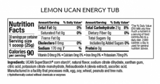 Lemon Energy container