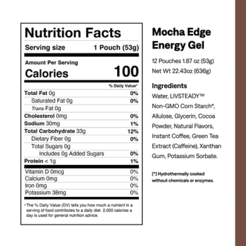 UCAN Edge Mocha + caffeine