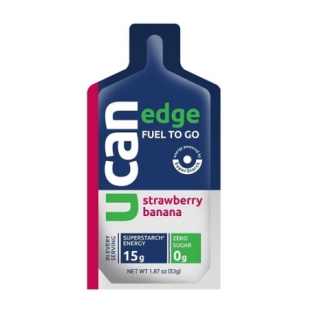 UCAN Edge Strawberry Banana, doos met 12 gels